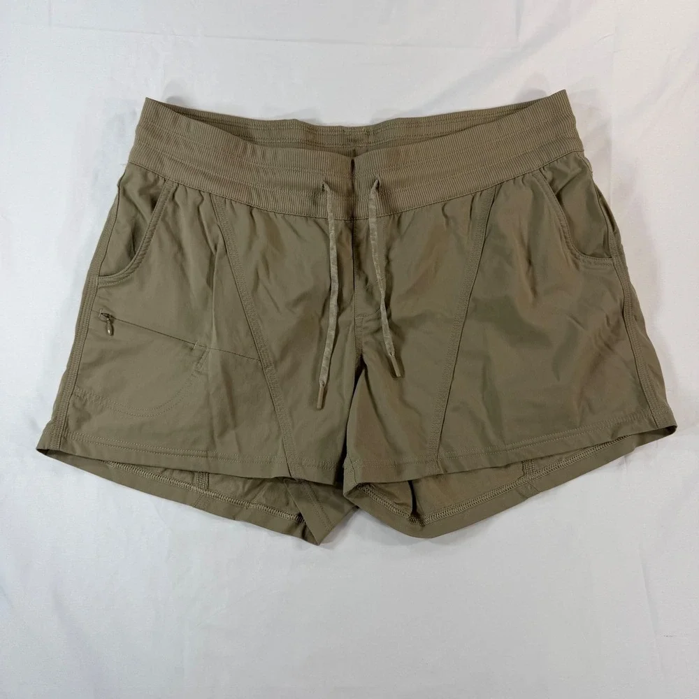 The North Face Aphrodite 2.0 Shorts Womens XL Tan Brown Hiking Outdoor Trail 4